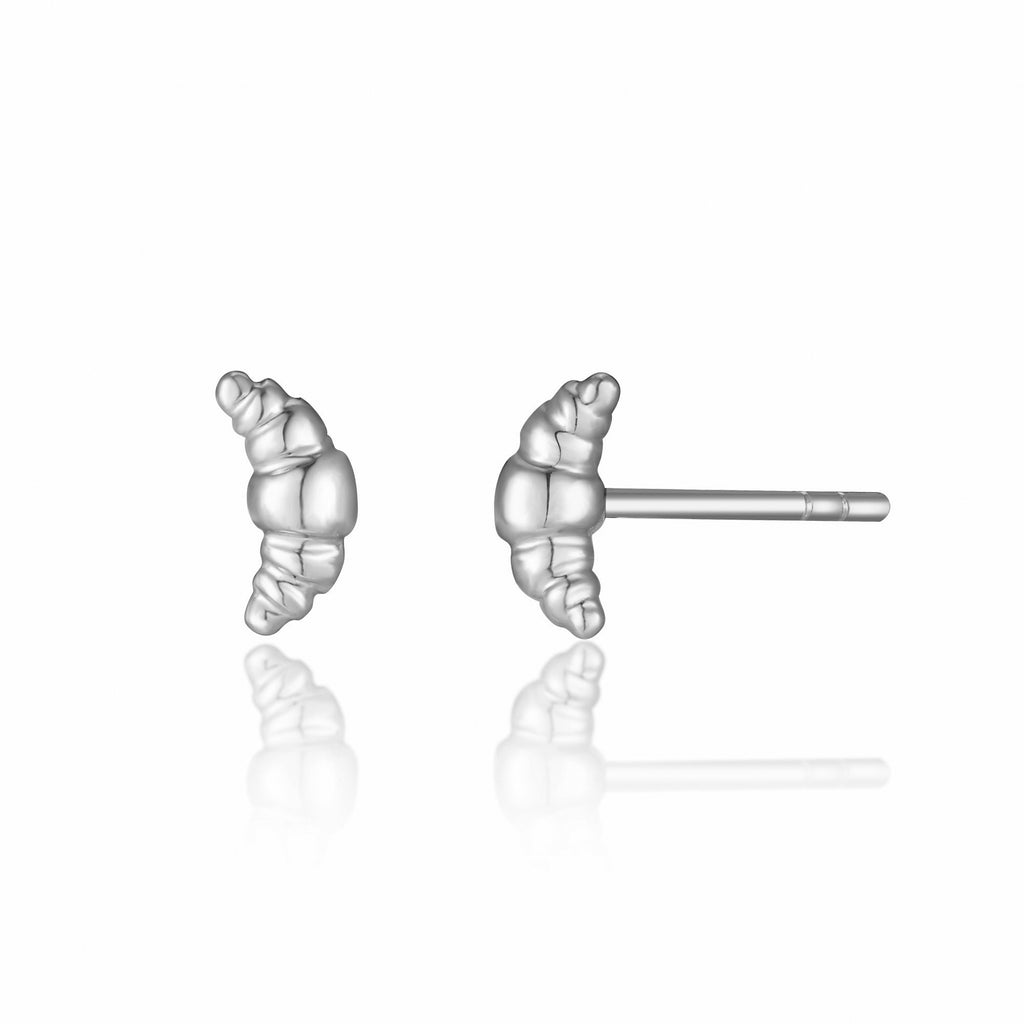 Petite Croissant Stud Earring
