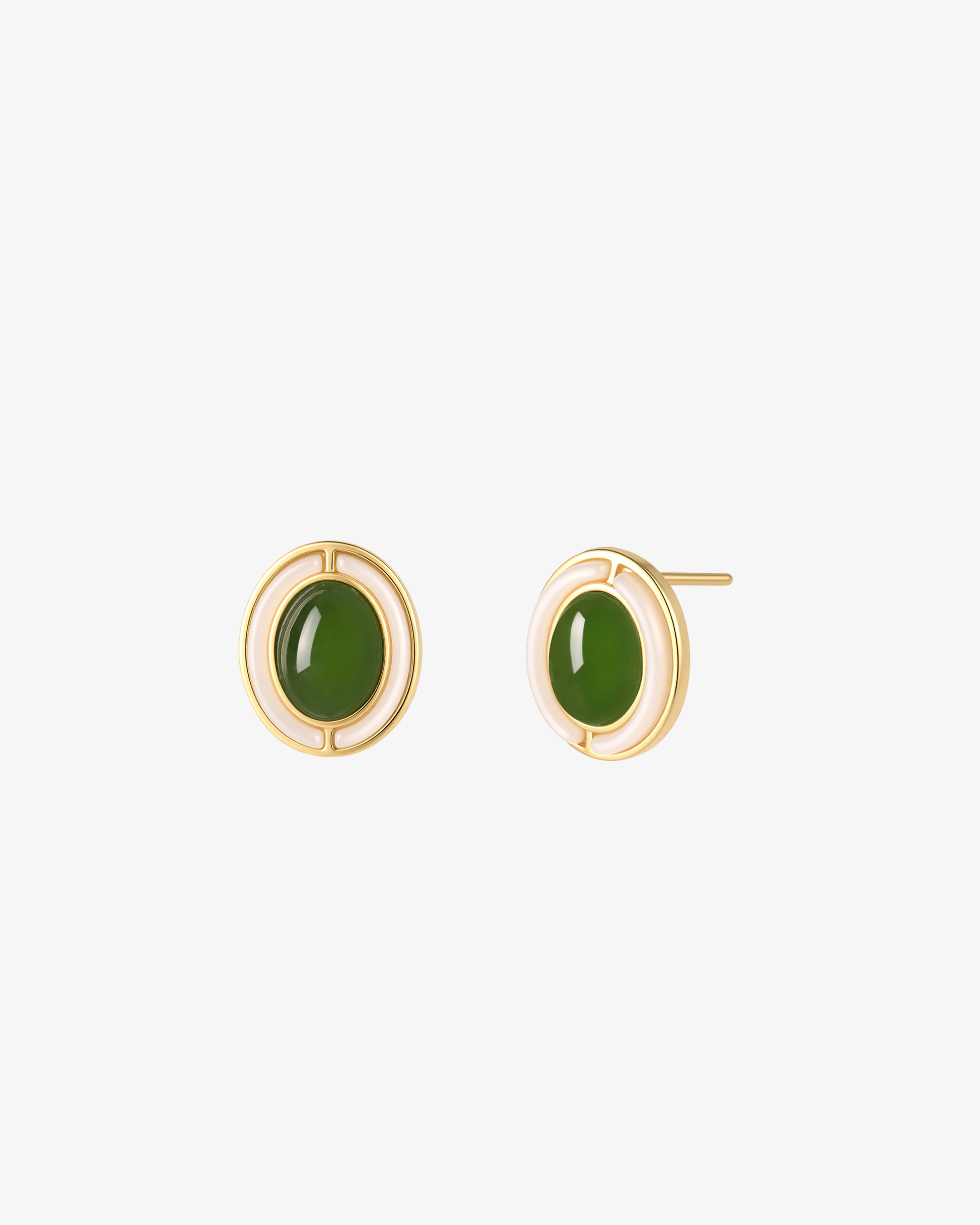 Jade Moon Gate Earrings