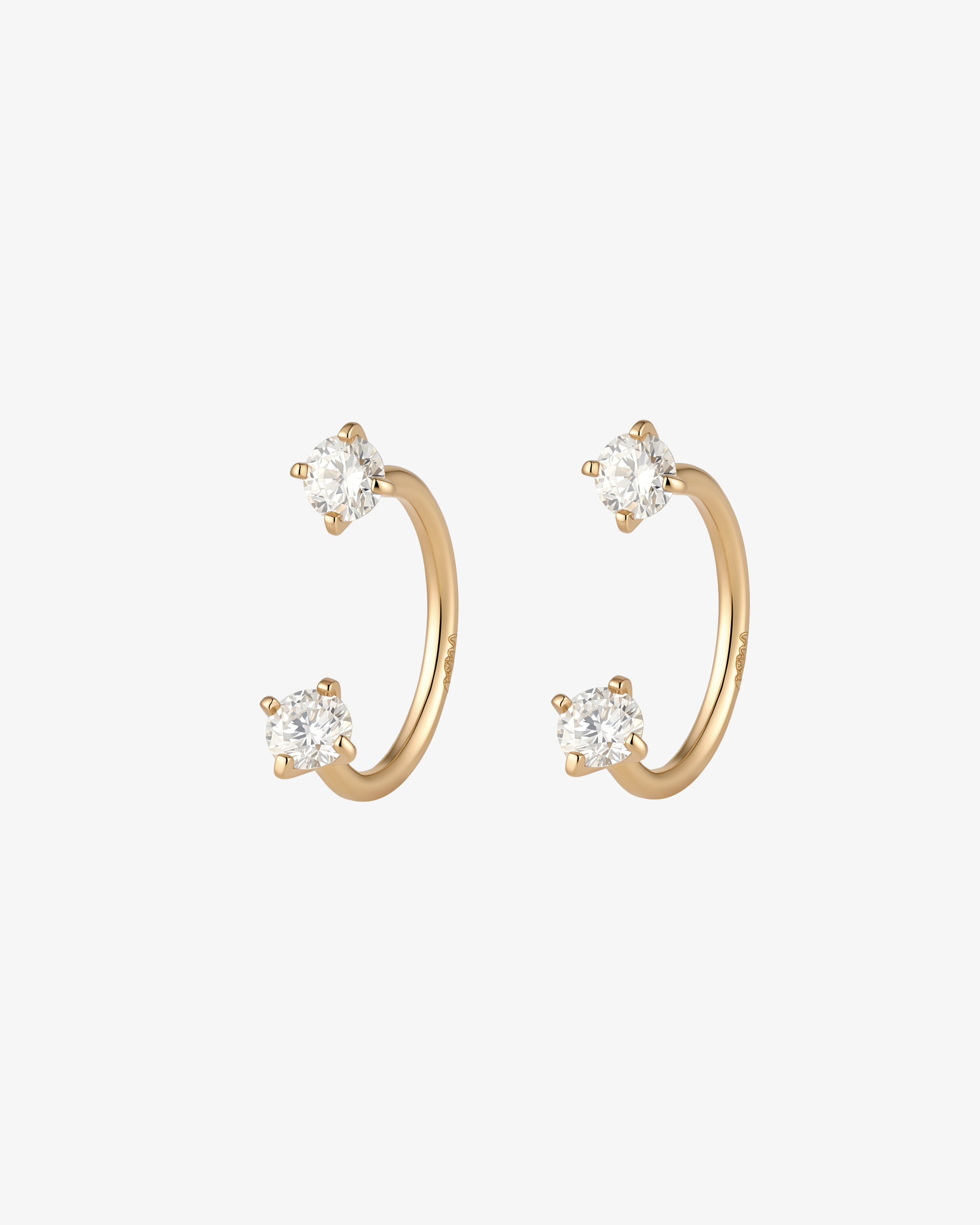 Halo U Hoop Earrings