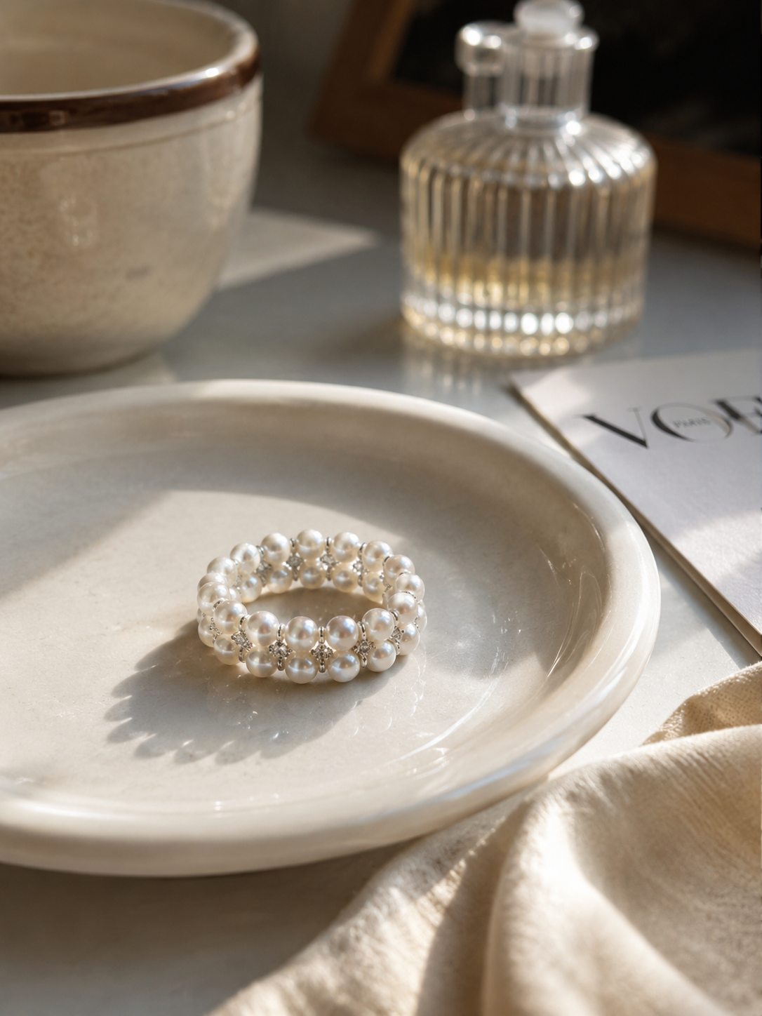 Rosaire Pearl Ring