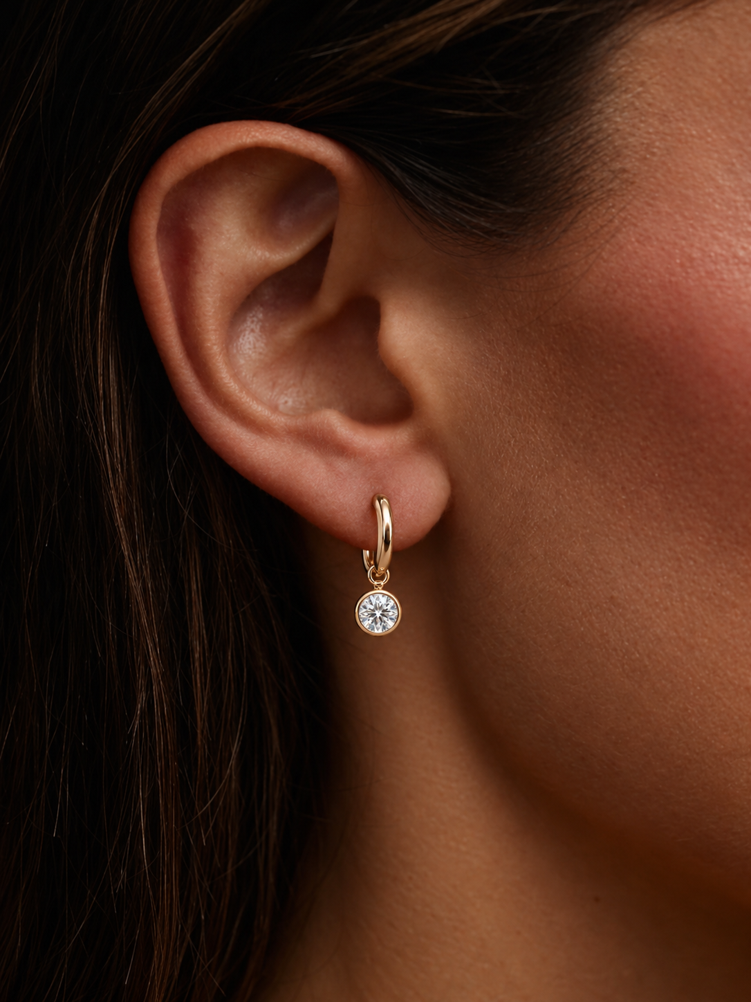 Solis Diamond Hoops