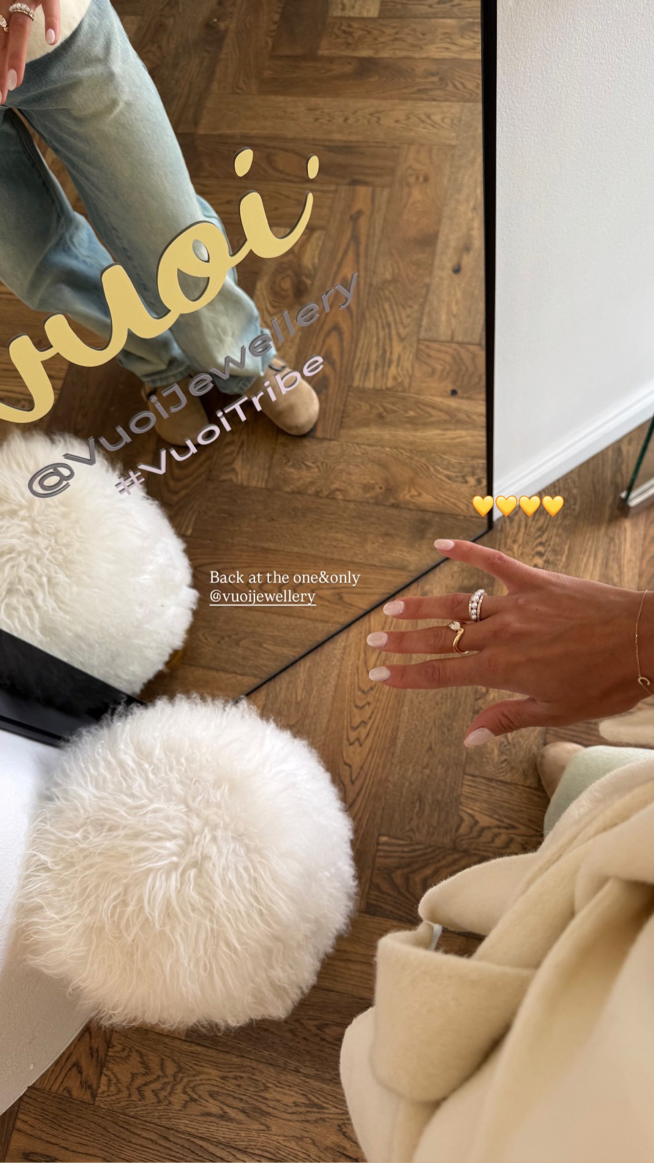 Sienna Baguette & Pearl Ring