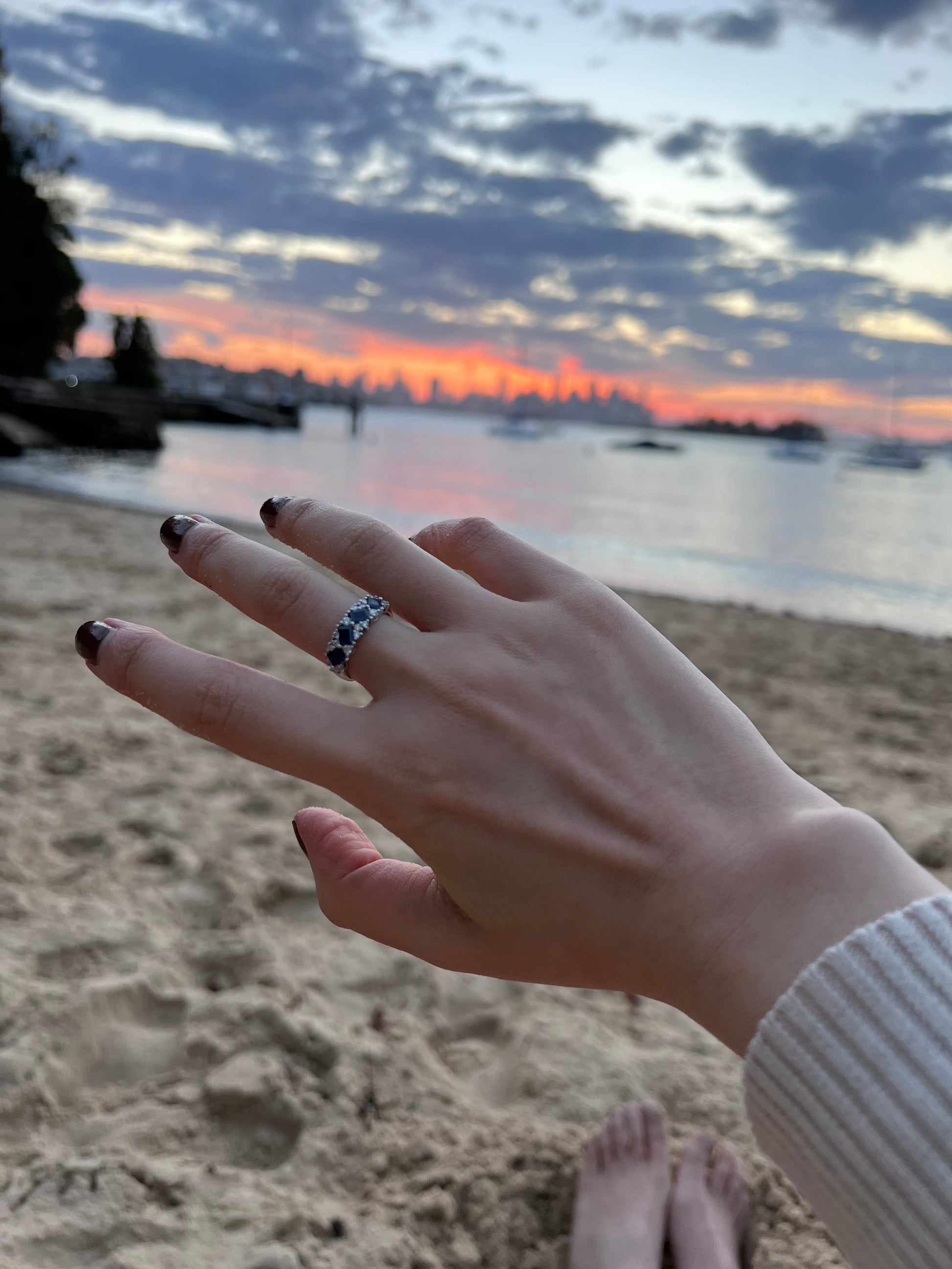 Mirage Azur Ring