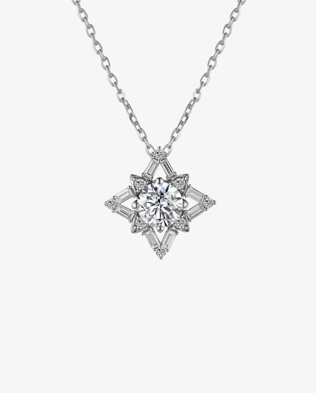 Lumina Compass Diamond Necklace