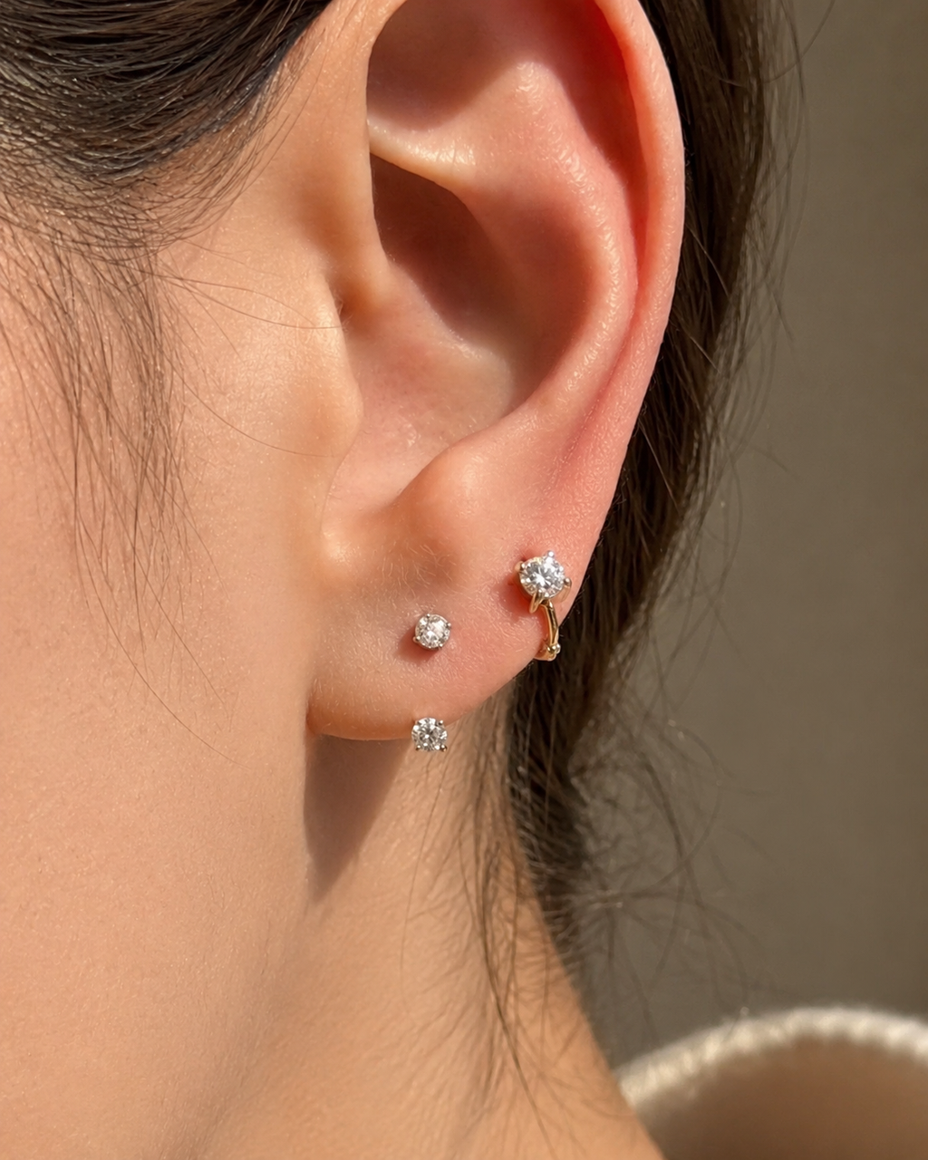 Halo U Hoop Earrings