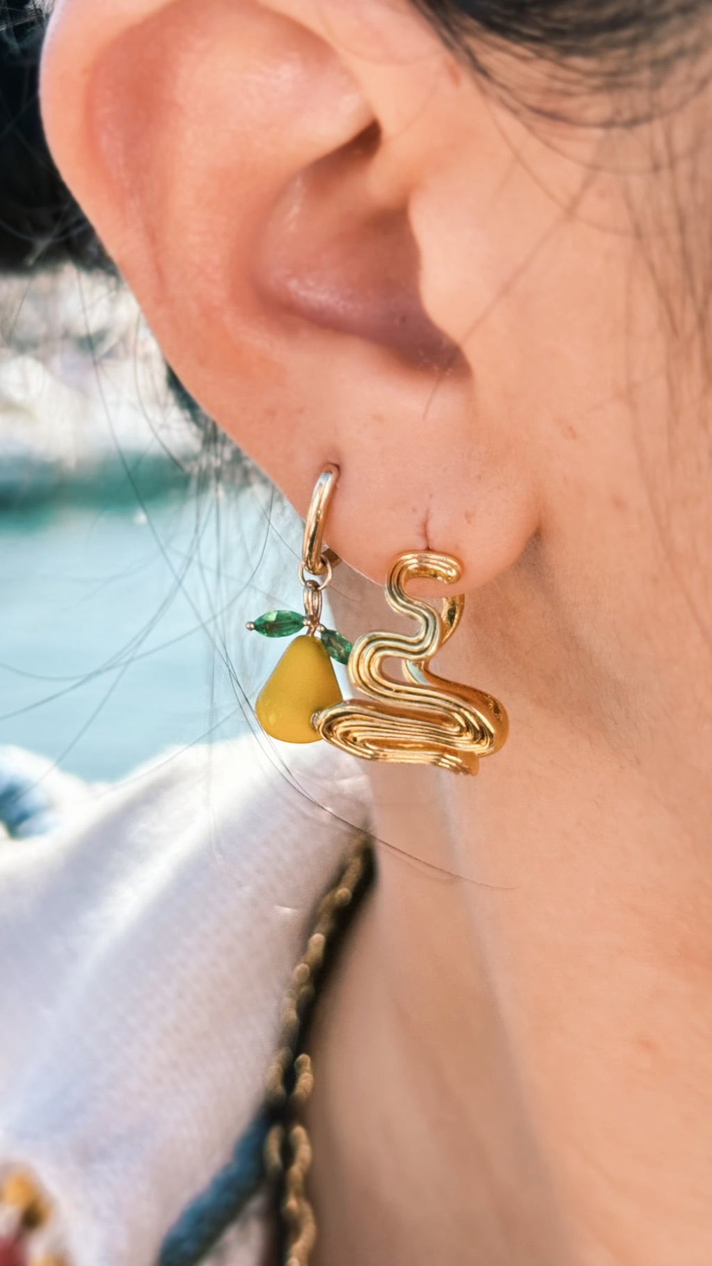 Athena Hoop Earrings