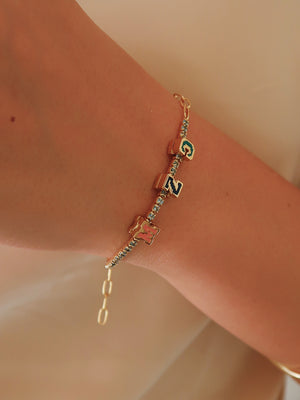 LoveChain Tennis Bracelet