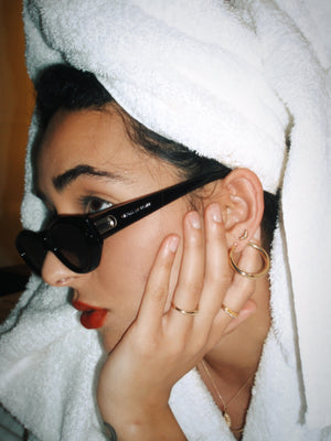 Croissant Stud Earring