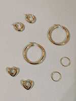 Mini Golden Hoop Earring