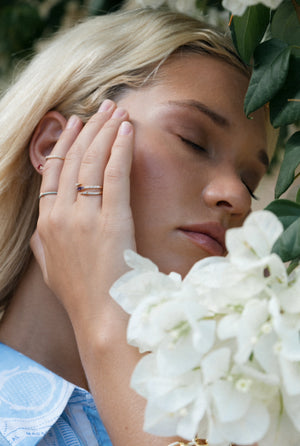 Lavender Wrap Ring