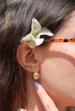 Aurora Disc Drop Earrings