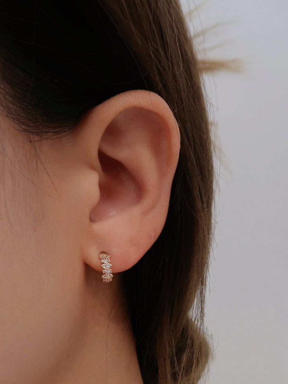 FireSpark Huggie Earring
