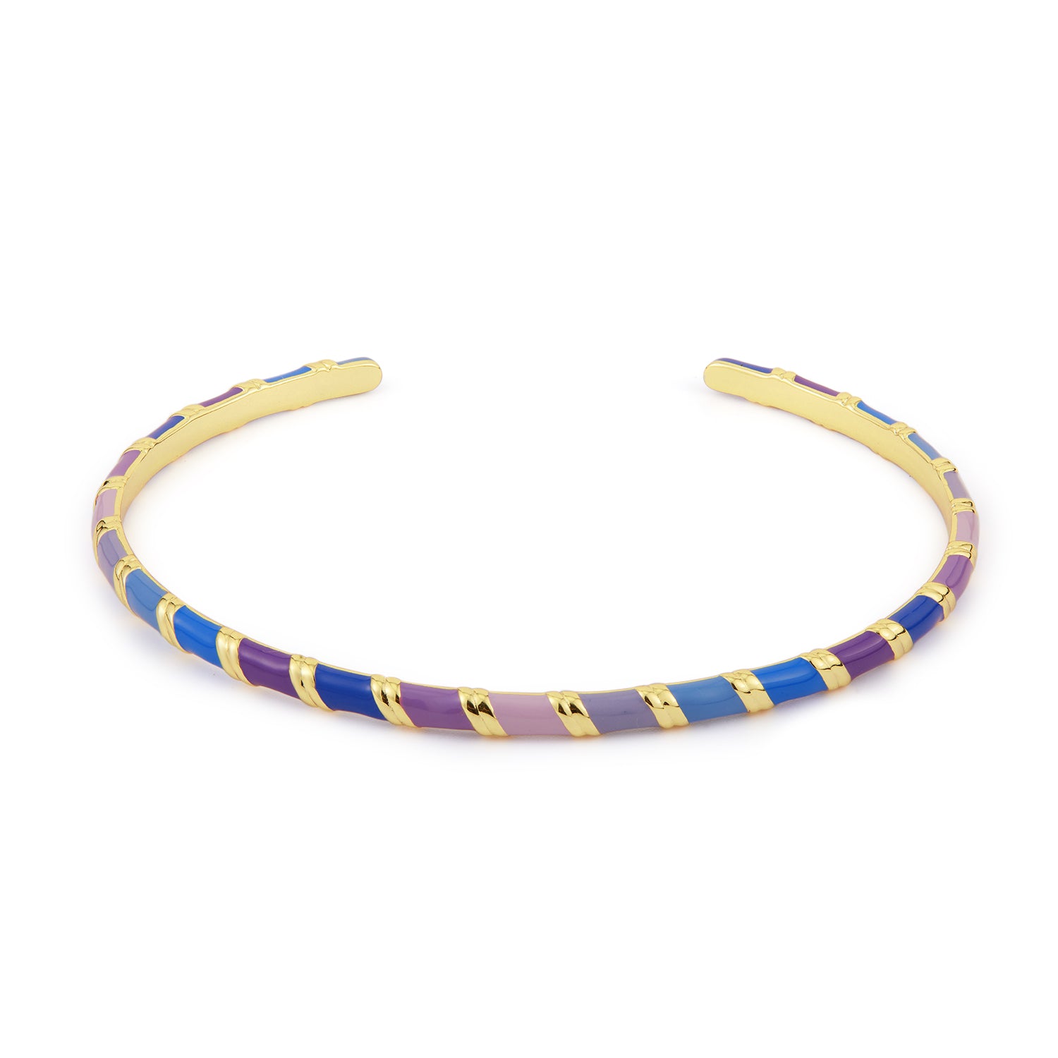 Doree Blueberry Candy Cane Bangle