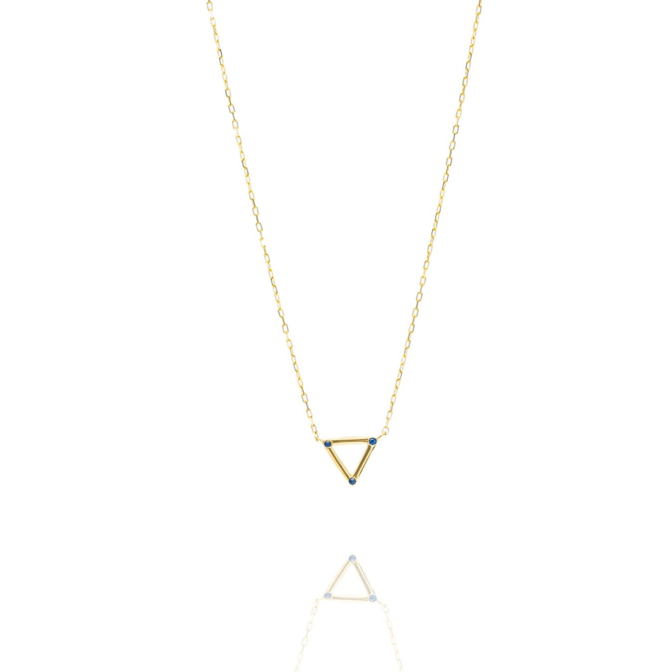 Balance Water Necklace in Solid Gold