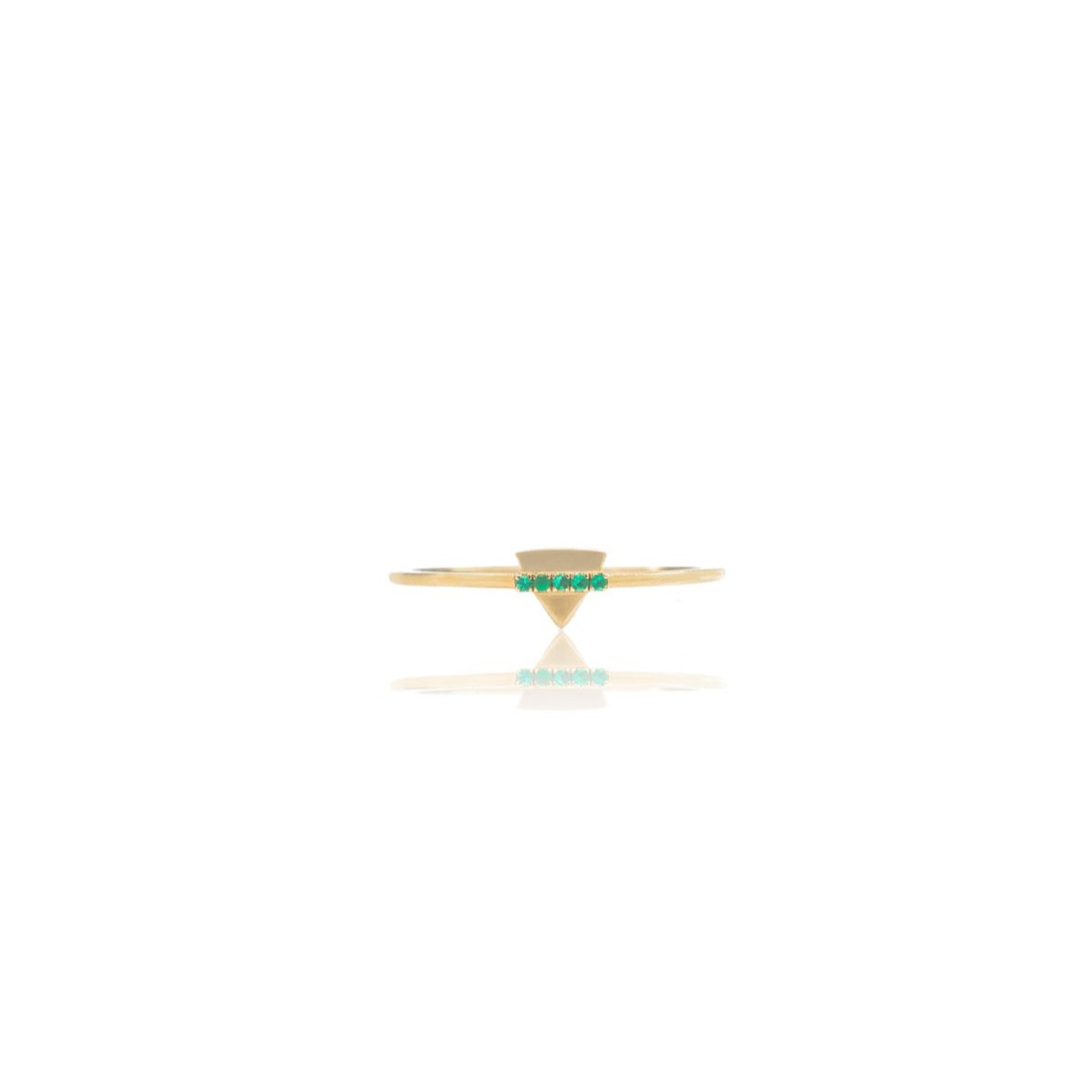 Balance Earth Ring in Solid Gold