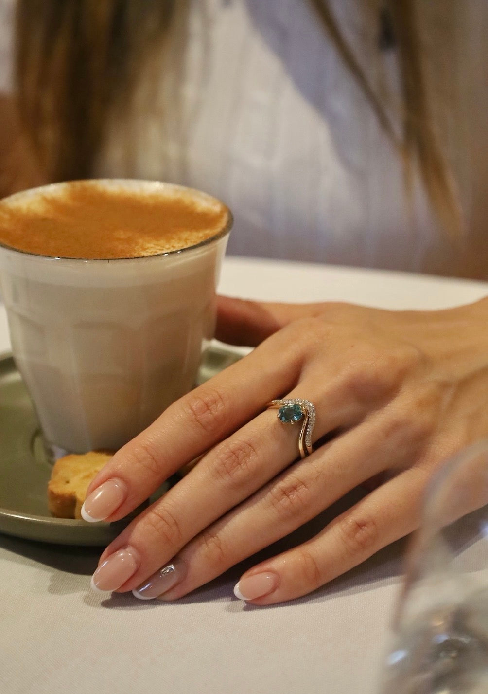 Crescent Curve Ring