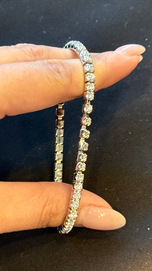 3ct Spring Flex Tennis Bracelet