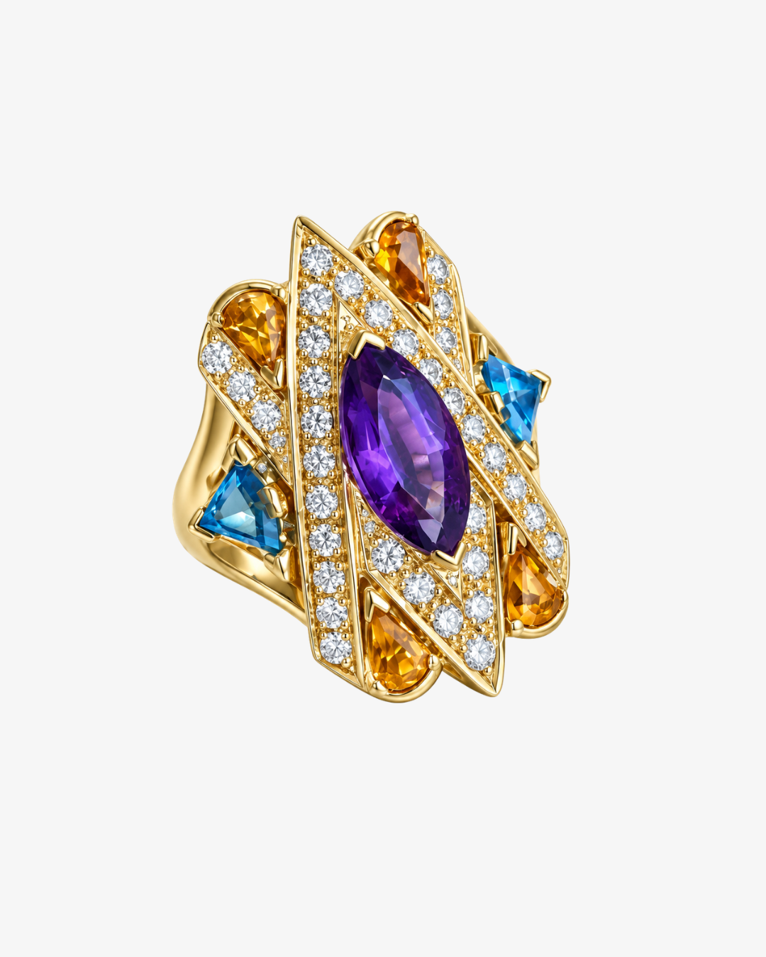 Carnival Gemstone Ring