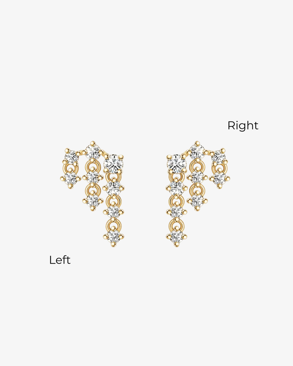 Chandelier Flatback Earring