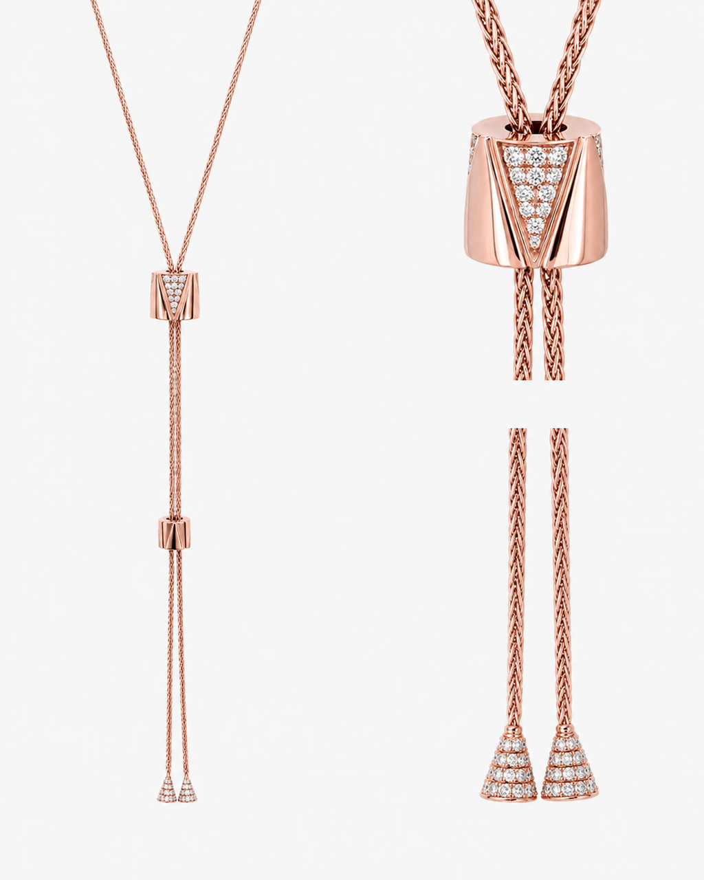 Coulisse Diamond Necklace