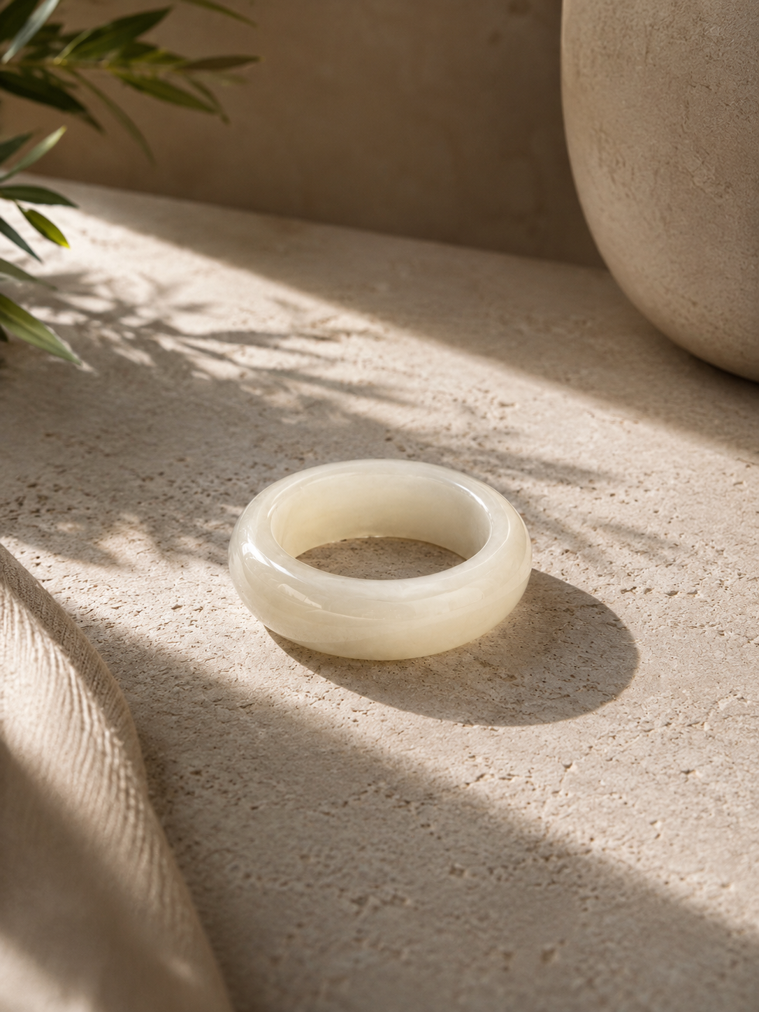 Lait Jade Ring