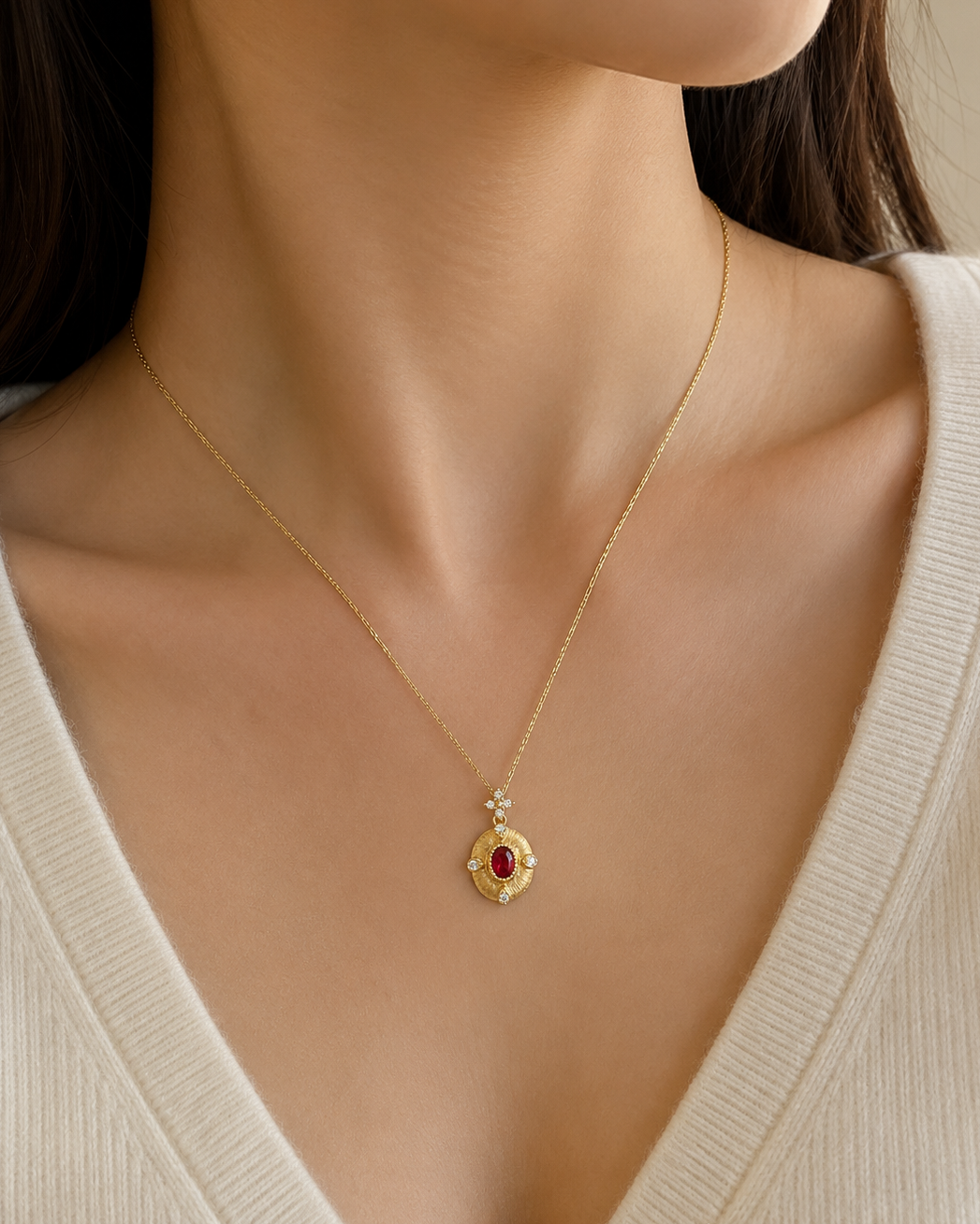 The Cerise Necklace