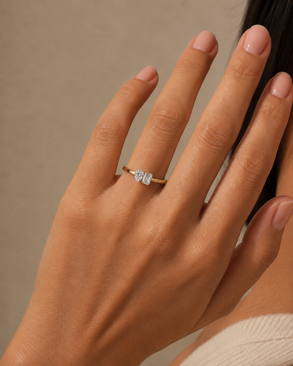 Celeste Dual Ring