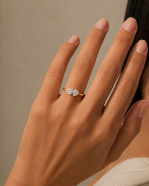 Verona Heart Duo Ring