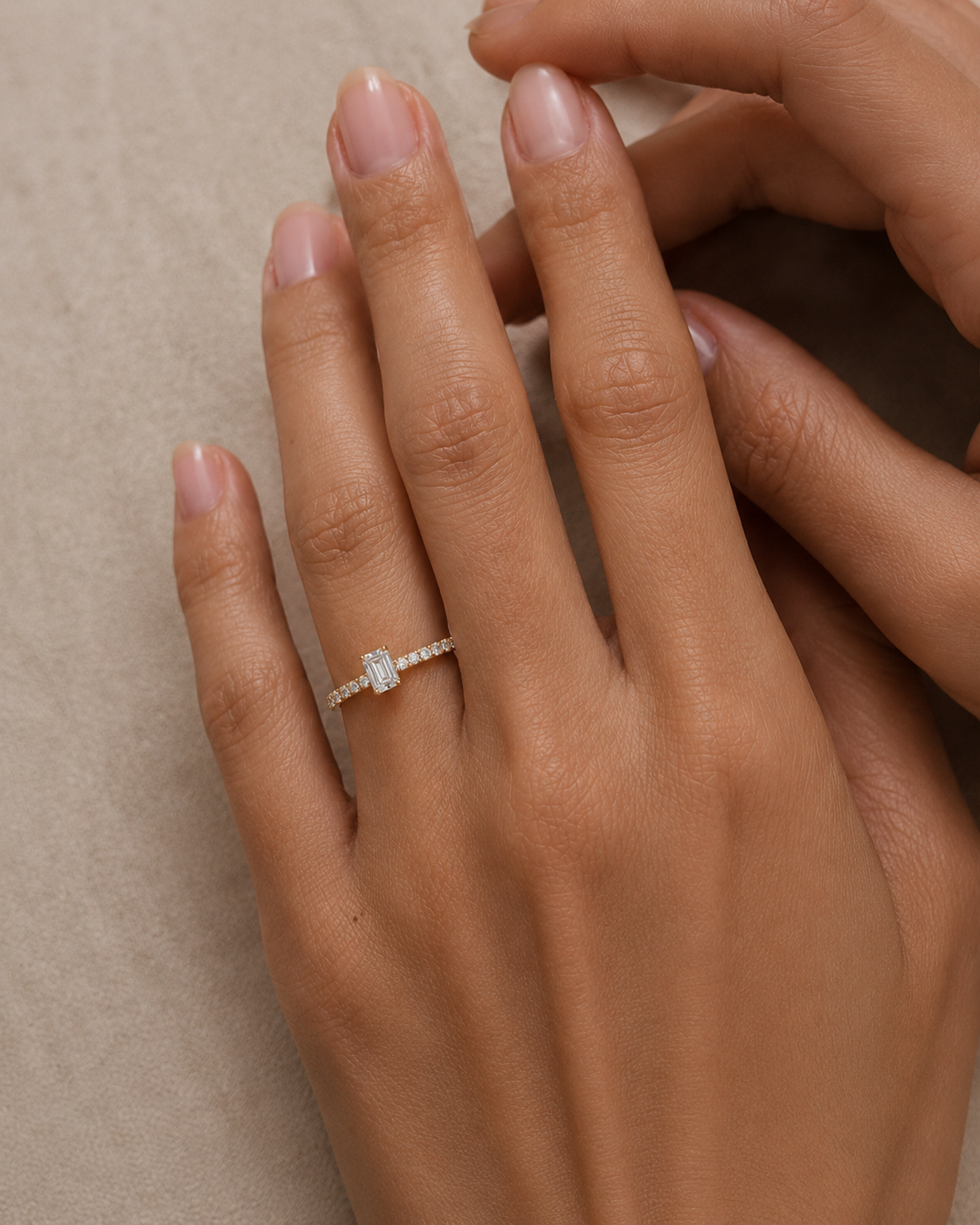Avalon Emerald-Cut Solitaire Ring