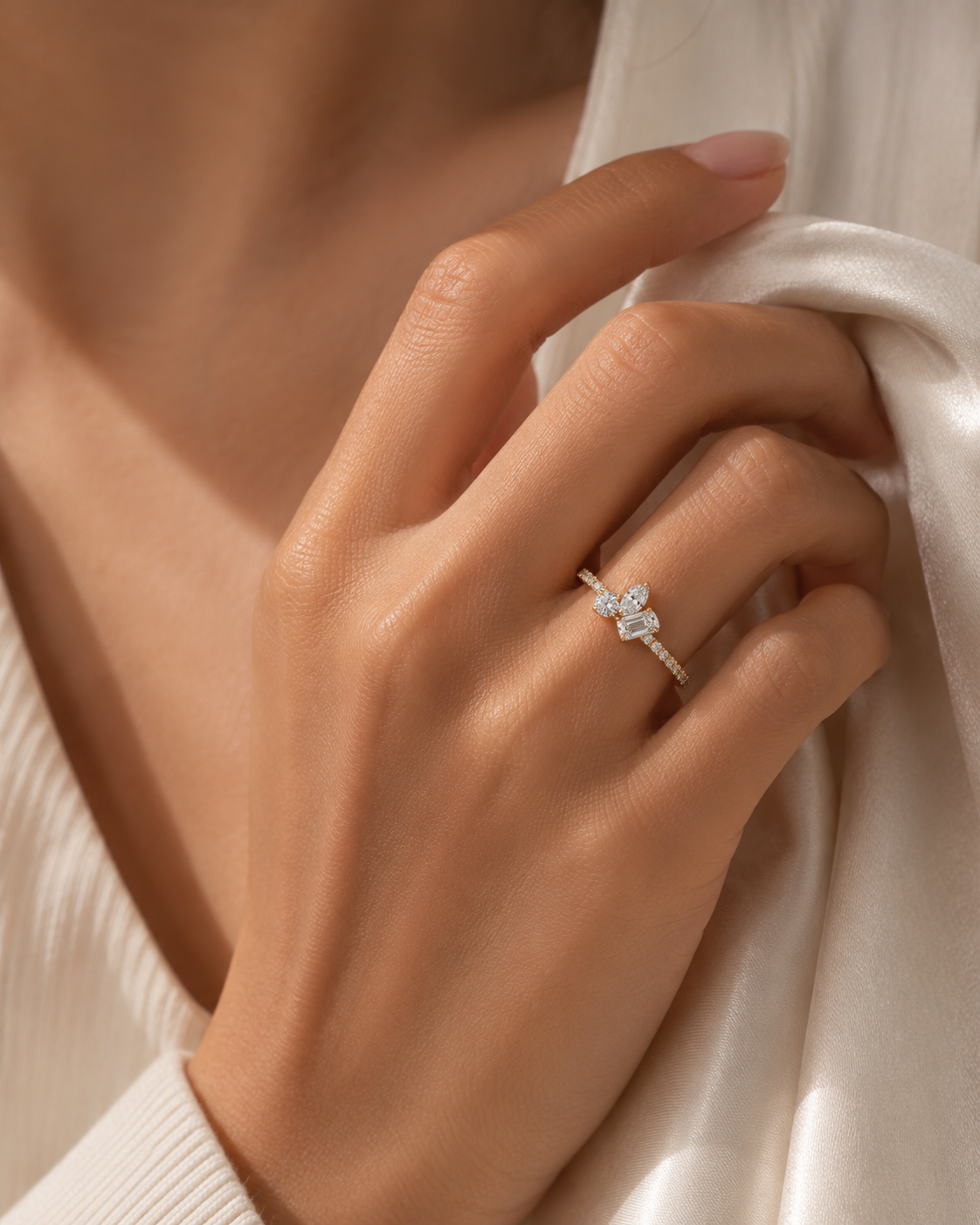 Celestia Cluster Diamond Ring