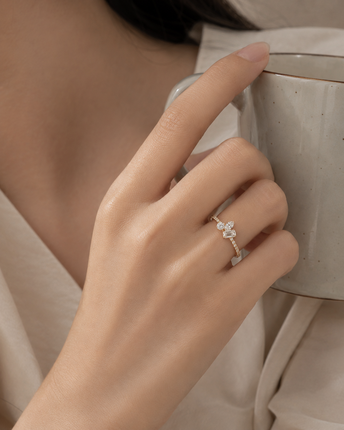 Celestia Cluster Diamond Ring