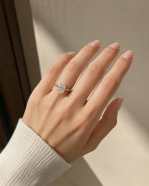 Oval Icon Diamond Ring