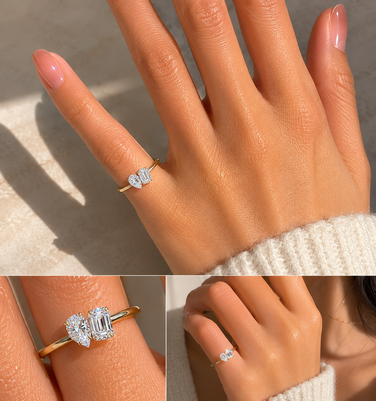 Celeste Dual Ring
