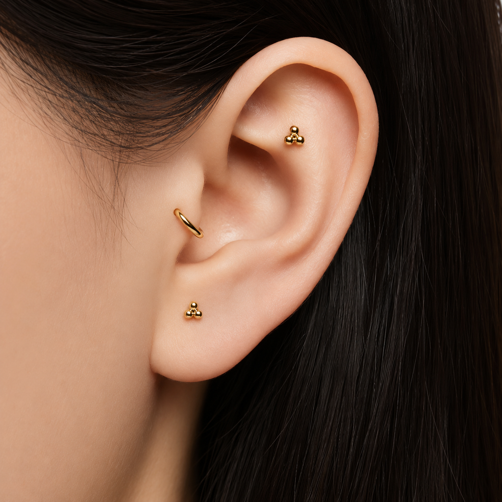 Petit Orba Flatback Earrings