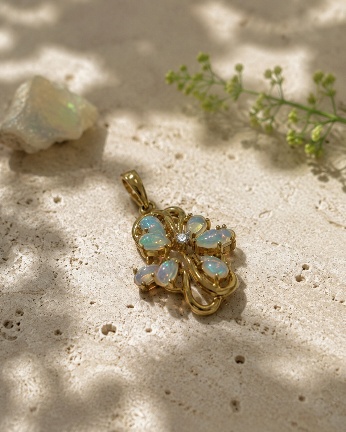 Corolle Opal Pendant