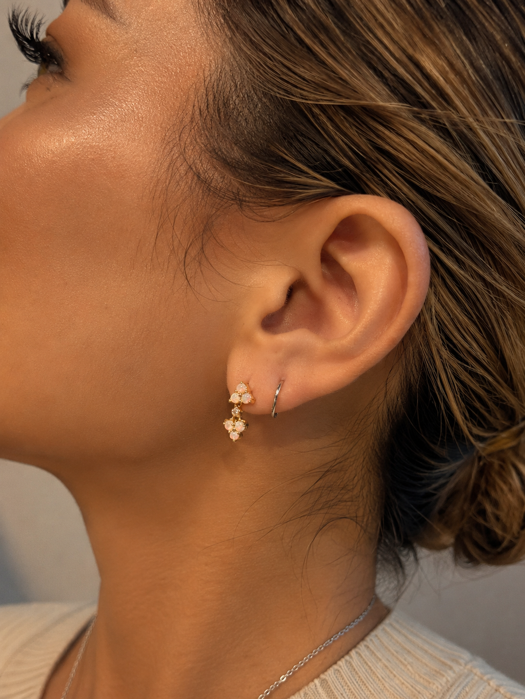 Écho Opal Drop Earrings