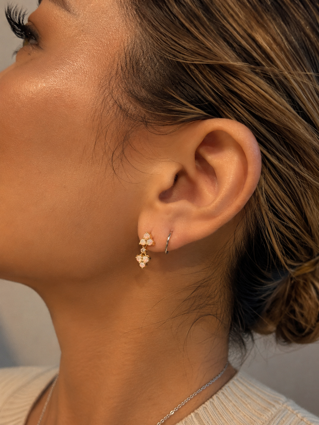 Écho Opal Drop Earrings