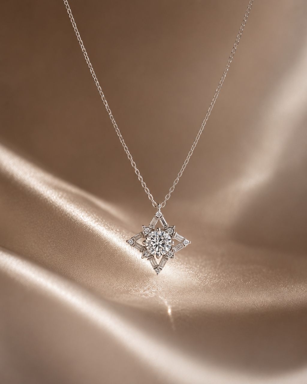 Lumina Compass Diamond Necklace