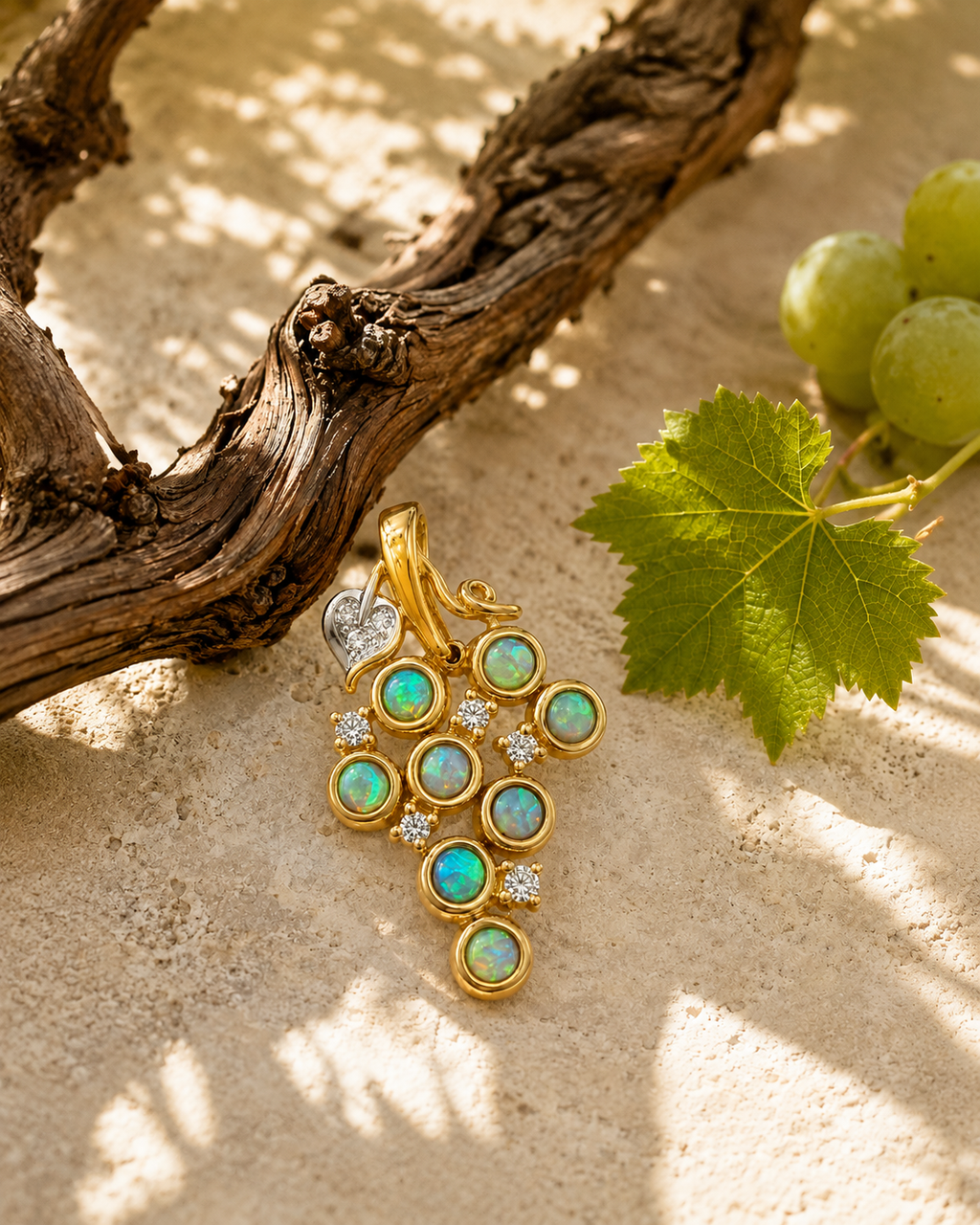 Grappe Opal Pendant