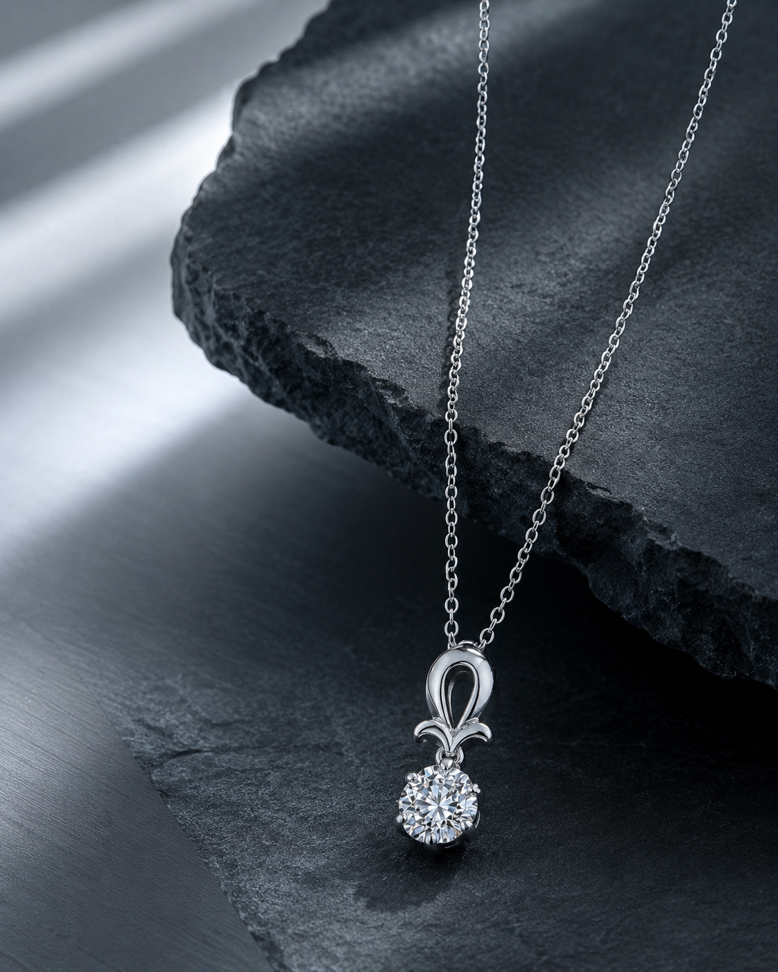 Halo Blossom Pendant Necklace