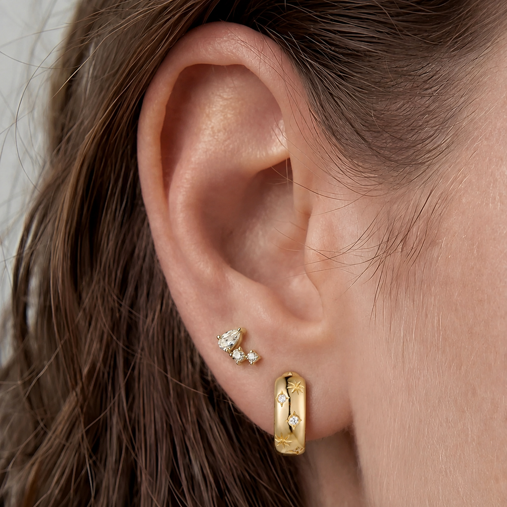 Constellation Flatback Earring