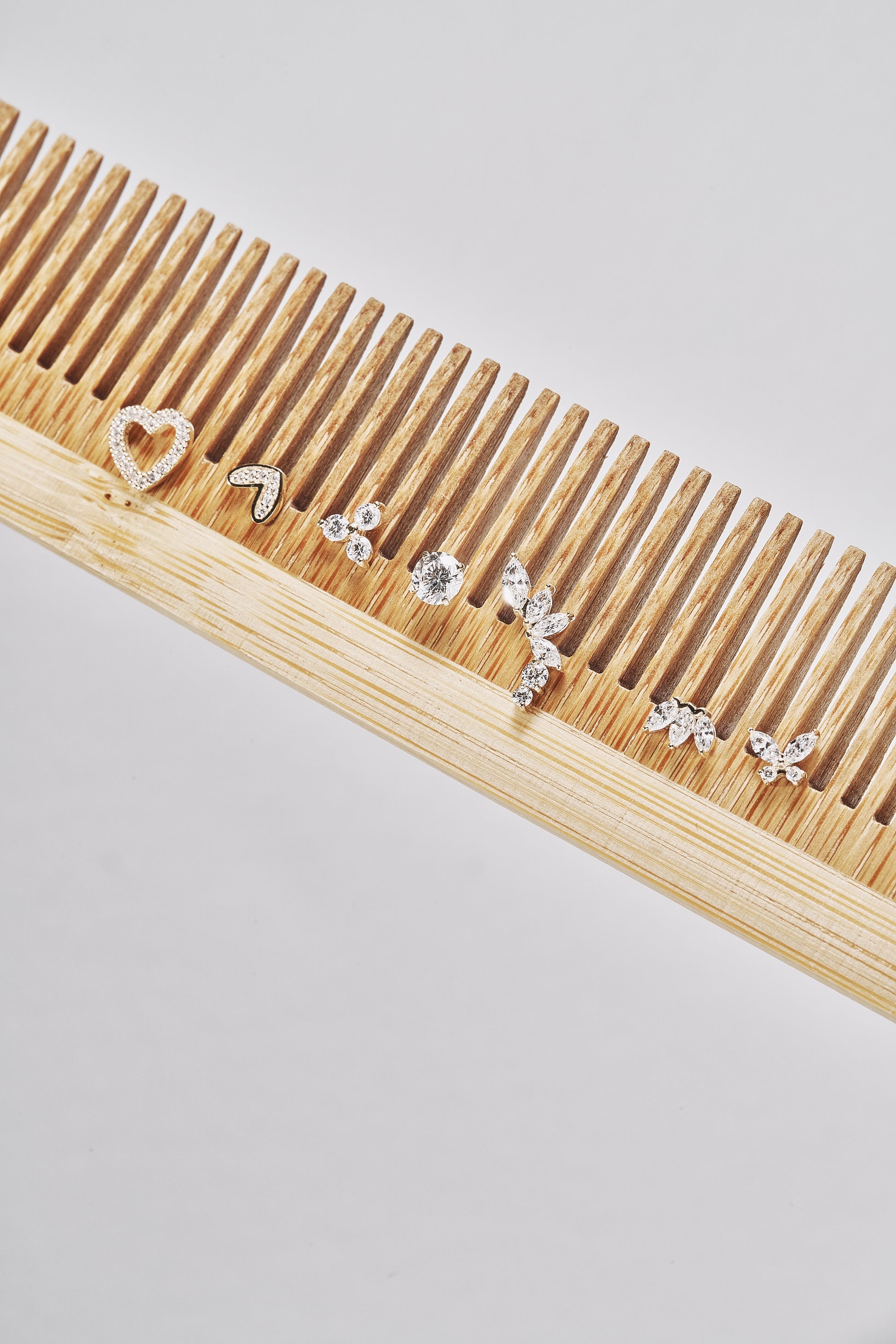 Fleuron Diamond Flatback Earring