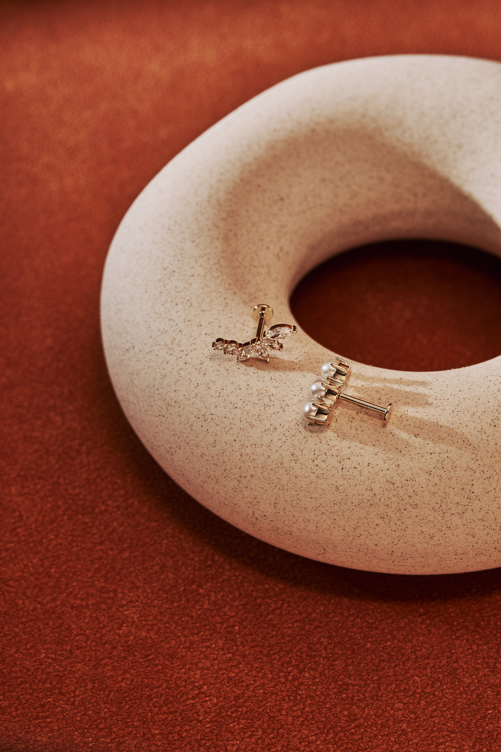 Soléna Diamond Flatback Earring