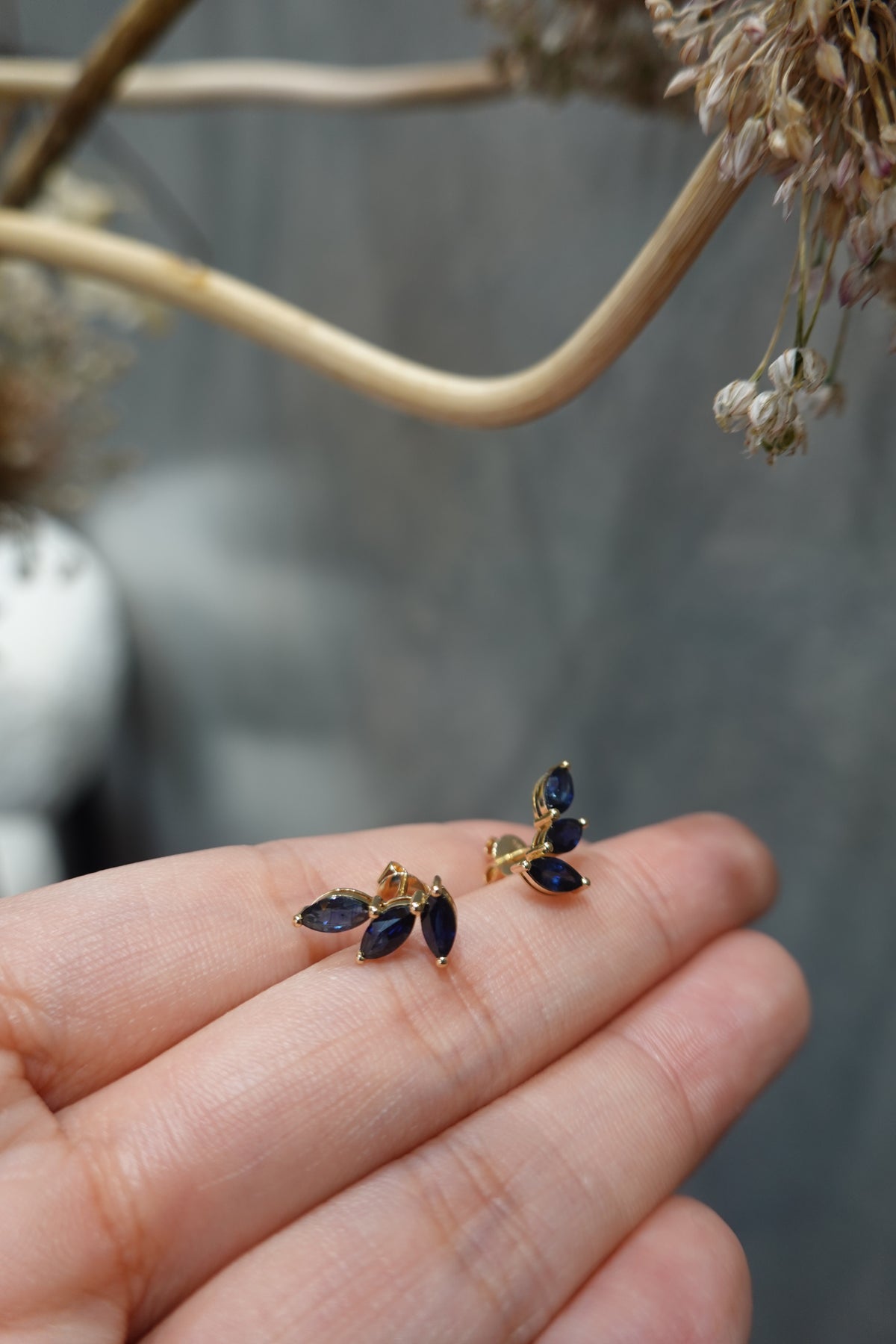 Rivière Sapphire Drop Earrings