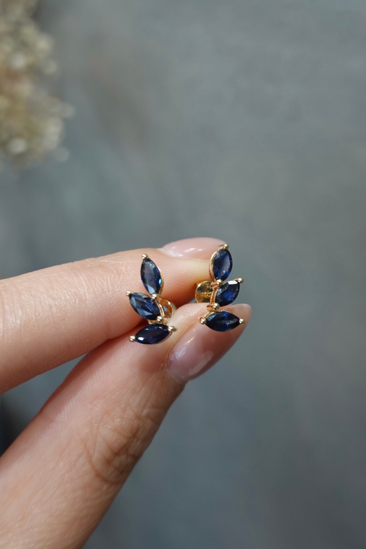 Rivière Sapphire Drop Earrings