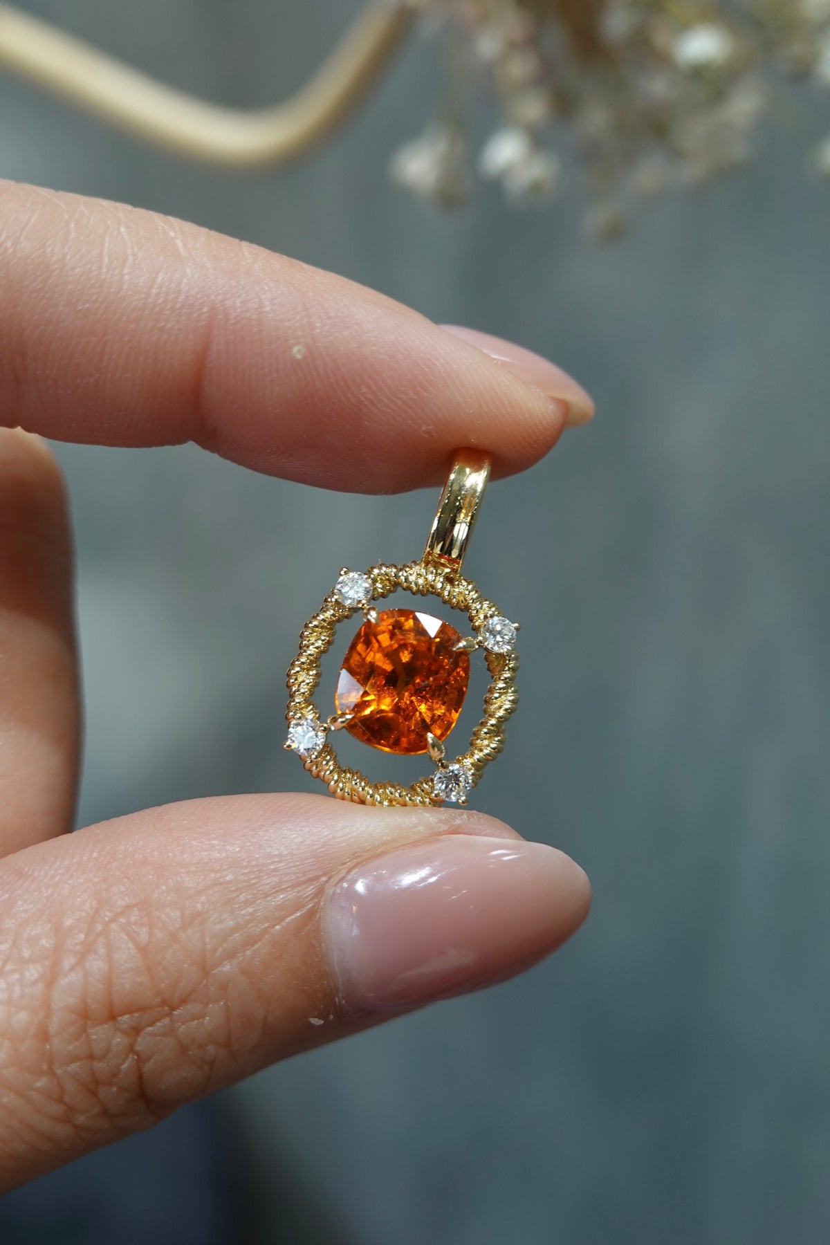 Mandarine Spessartine Pendant