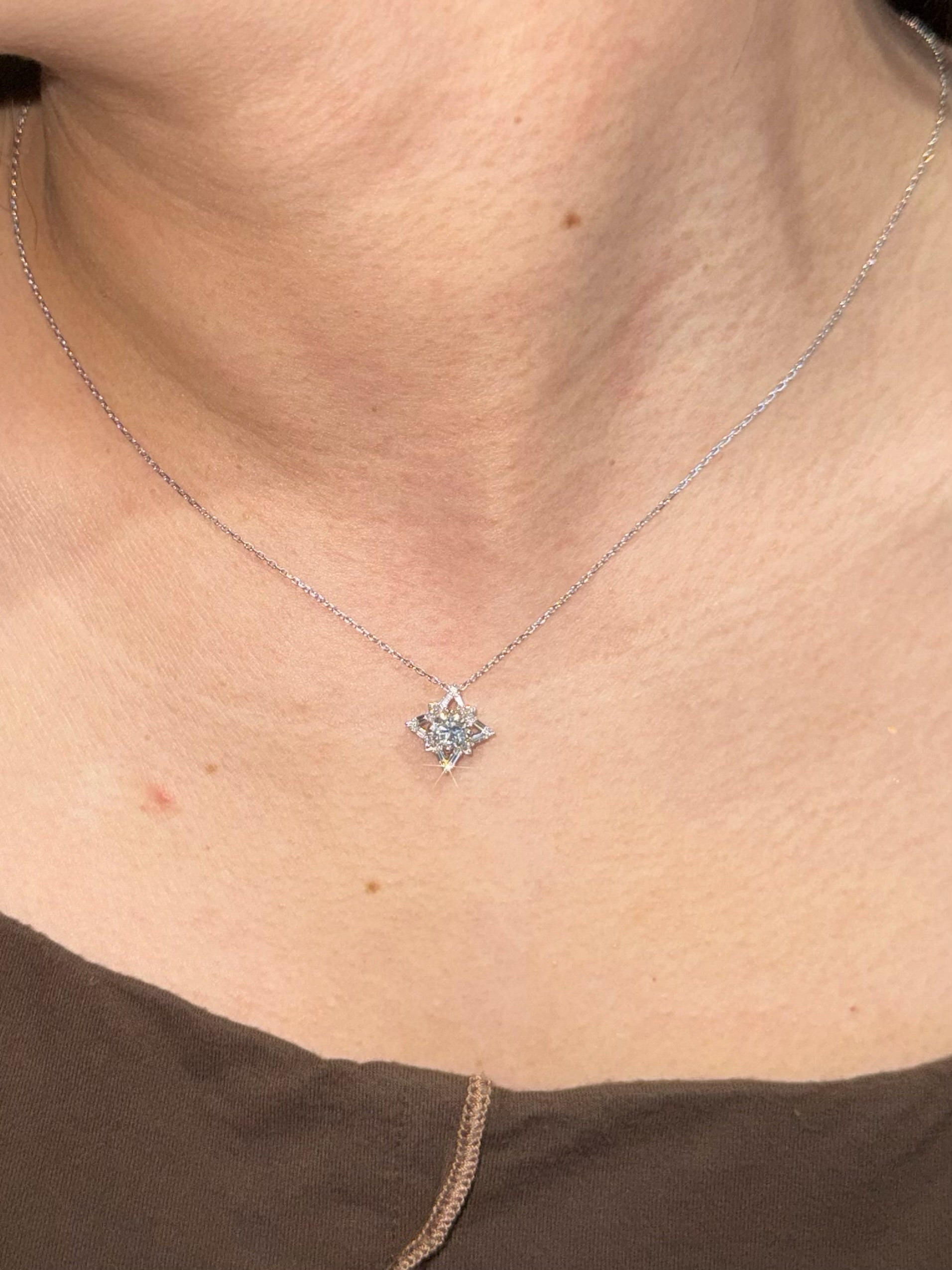 Lumina Compass Diamond Necklace