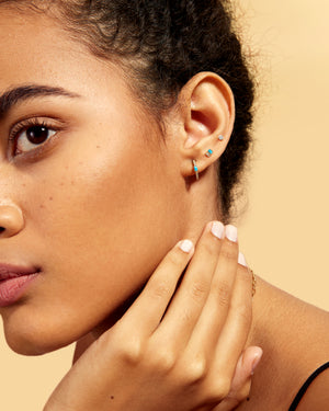 Capri Baguette Earring