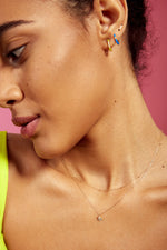 Round Huggie Earring