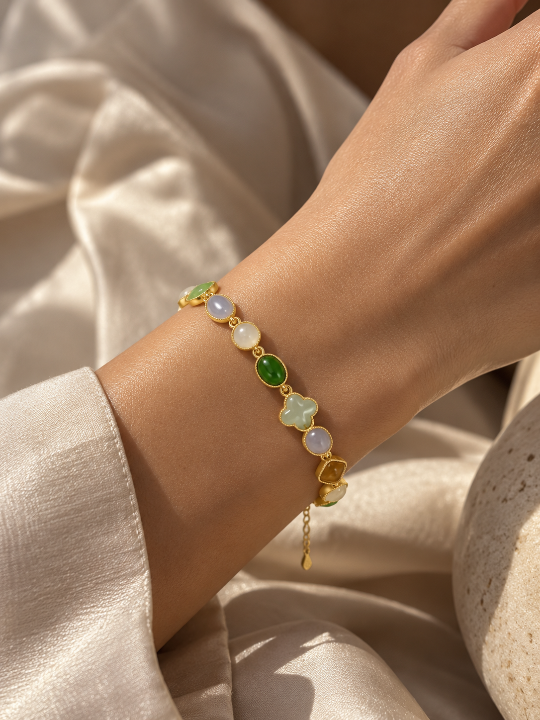 Prisme Jade Bracelet
